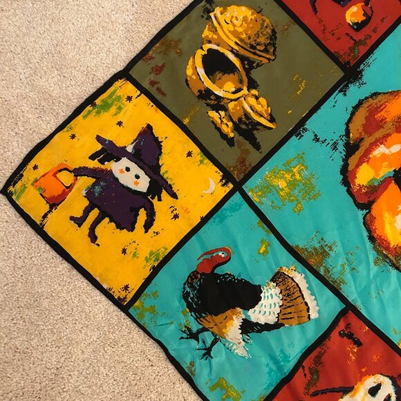 Echo Silk Halloween Scarf - Picture 9 of 10